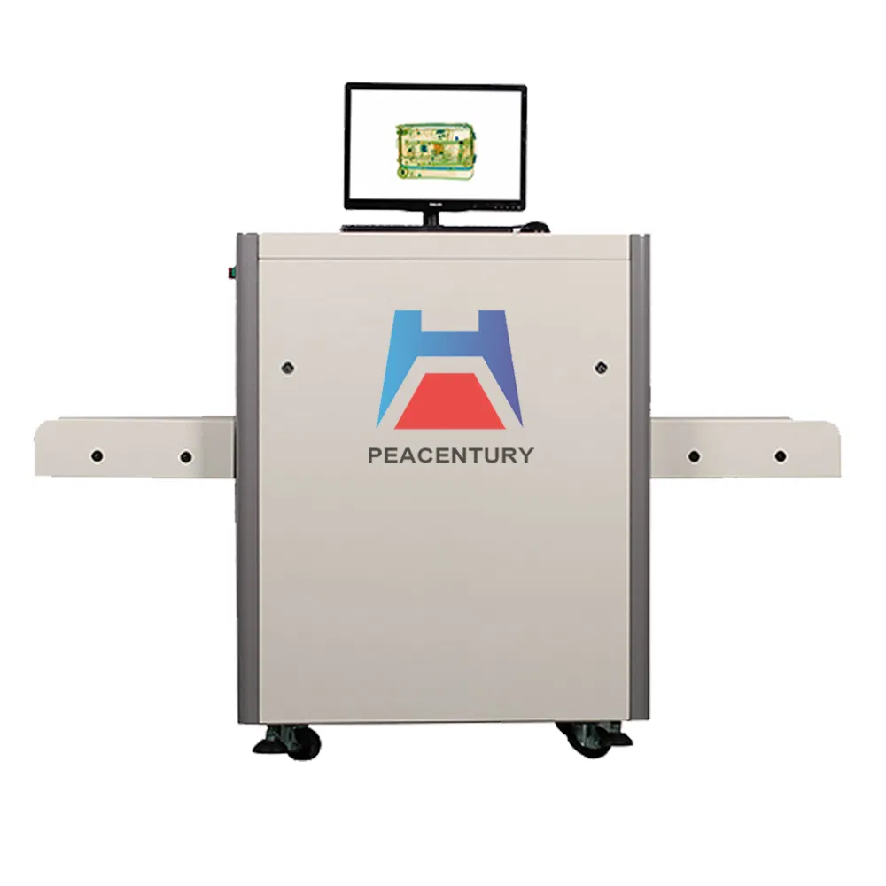 Multi Energy Medium Size X Ray Baggage Scanner with 530*350mm Tunnel Luggage Scanner