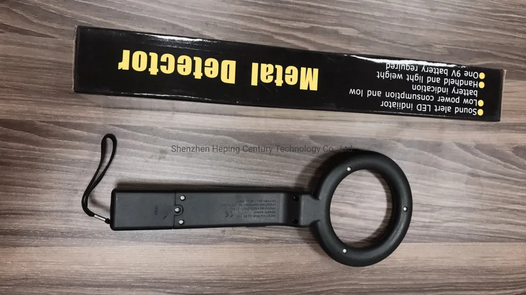 Portable Metal Prospecting Mini Hand Held Metal Detector Body Scanner MD300