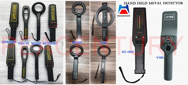 High Sensitive Airport Used Security Screening Metal Scanner Hand-Held Metal Detector Industrial