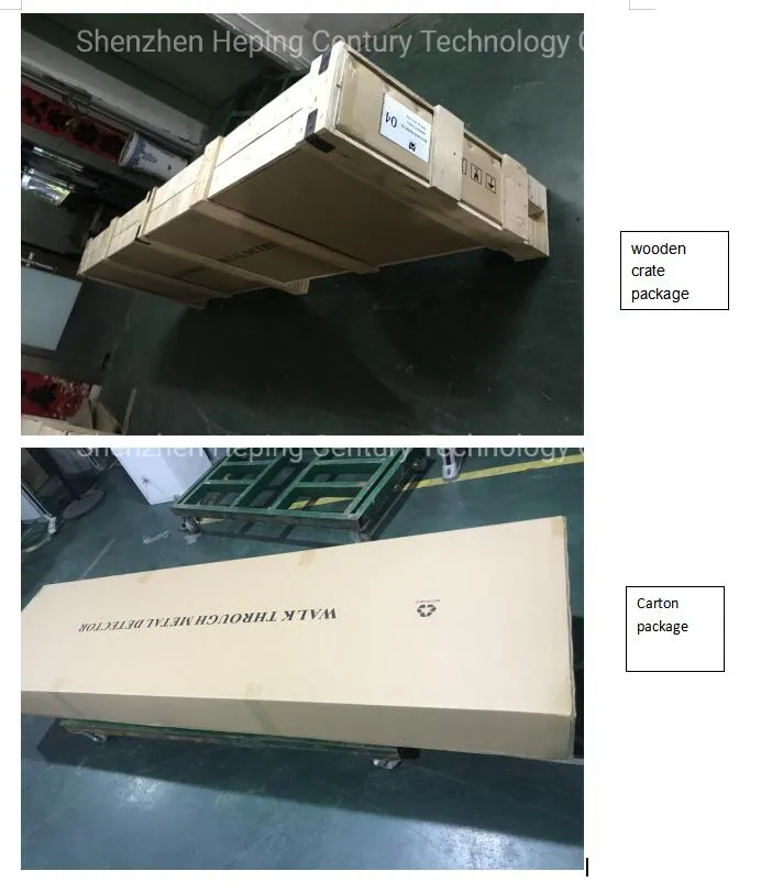 Public Security Safety Check Door Frame Metal Detector Systems 18zones Peacentury