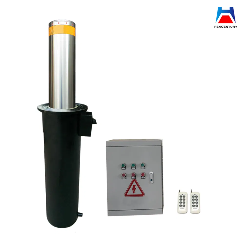 Factory Price Parking Retractable Electric Safety Barriers Automatic Hydraulic Rising Lift Bollards