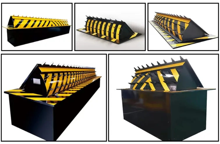 6 Meter Length Automatic Vehicle Barrier Safeway System Anti-Terrorism Hydraulic Road Blocker