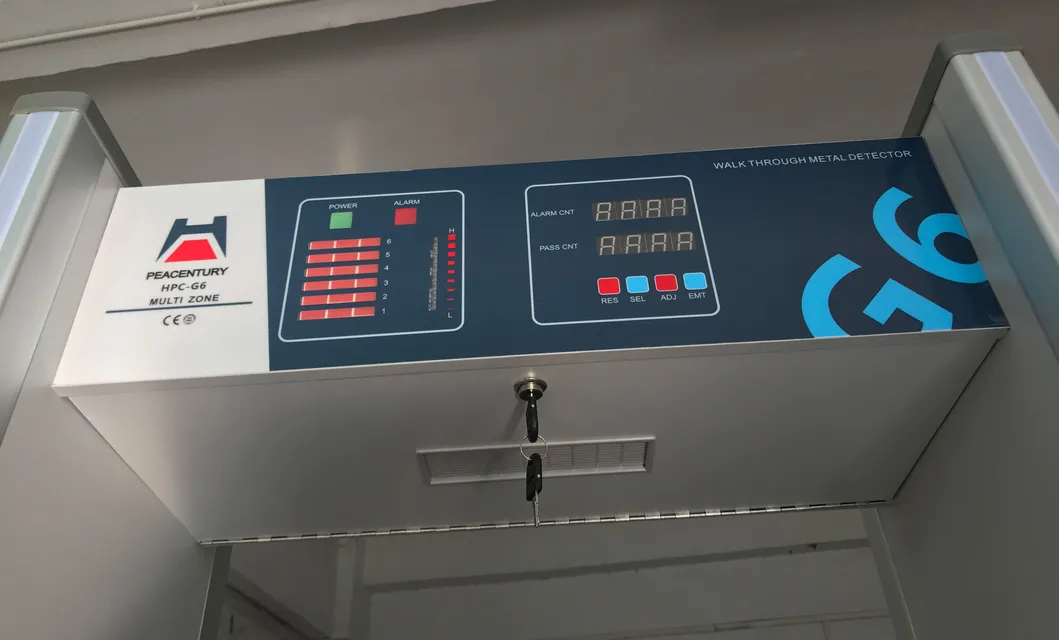 18 Zone Body Scanner Door Frame Walk Through Arched Metal Detector Gate