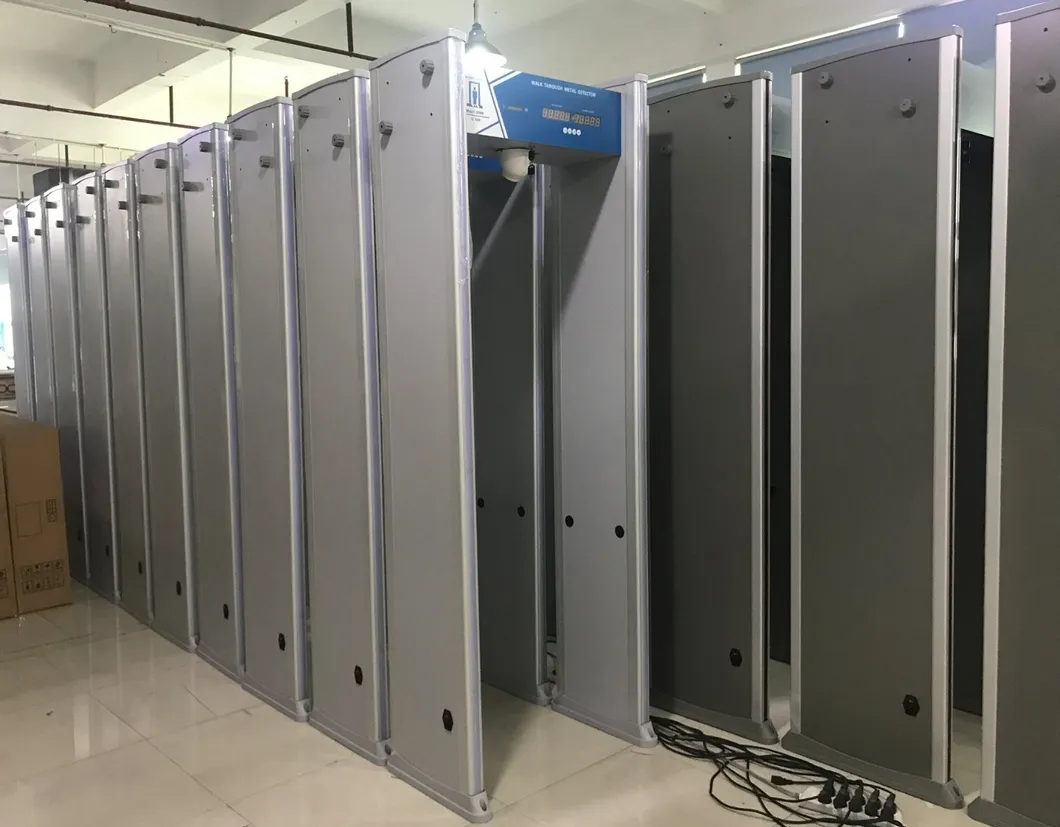 18 Zone Body Scanner Door Frame Walk Through Arched Metal Detector Gate