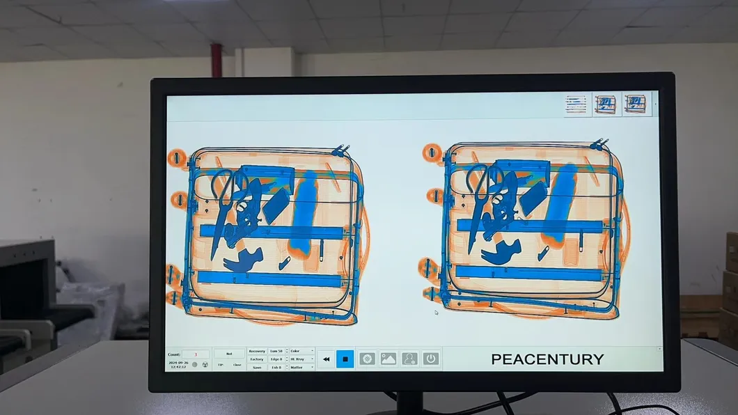 1000 X1000 mm Parcel Inspection Machine X-ray Baggage Scanner for Airport Station
