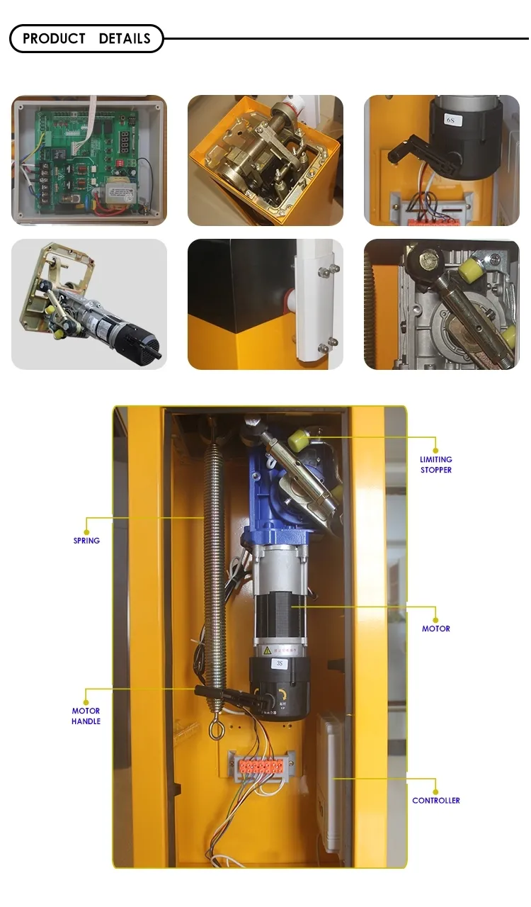Road Traffic Barrier Speed Adjustable Parking Lot Gate Barrier Automatic Boom Barrier Gate