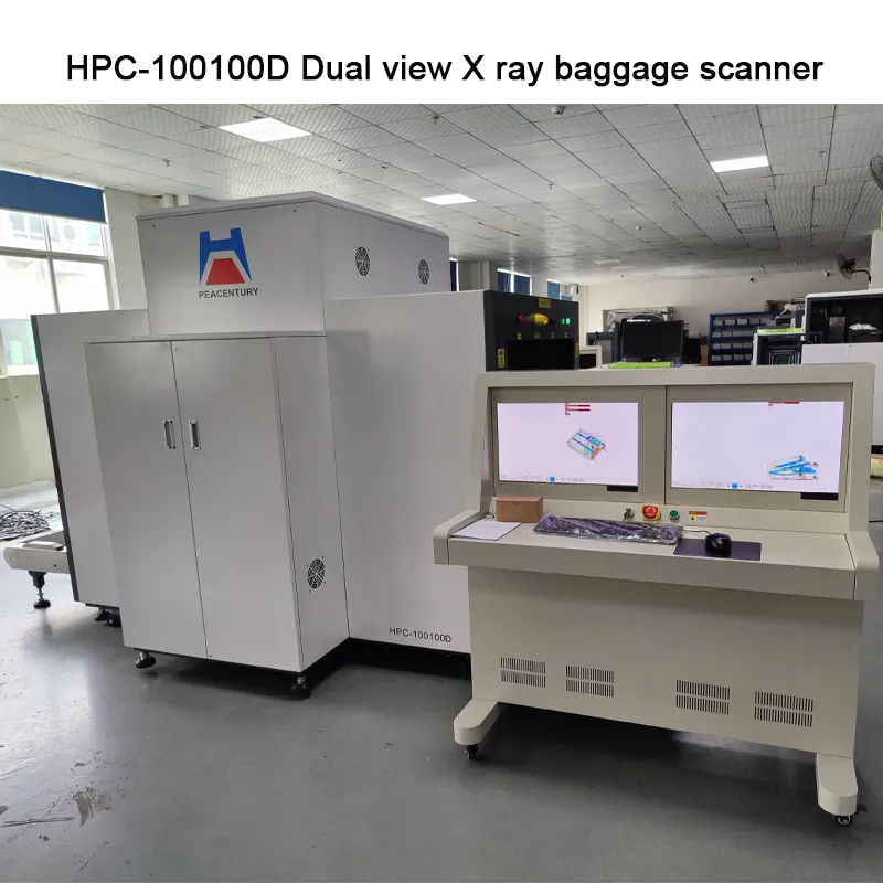 Hpc- 100100d Dual View Hotels Airports X Ray Metal Baggage Scanners