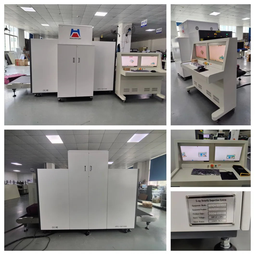 Hpc- 100100d Dual View Hotels Airports X Ray Metal Baggage Scanners
