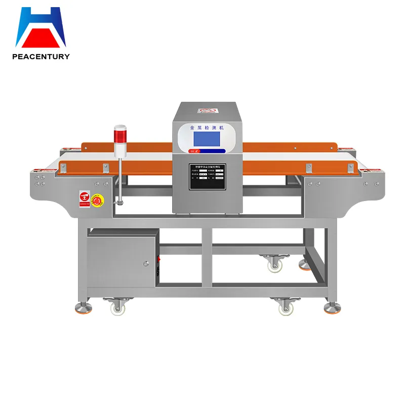Online Conveyor Belt Food Grade Metal Detector and Weighing Scale