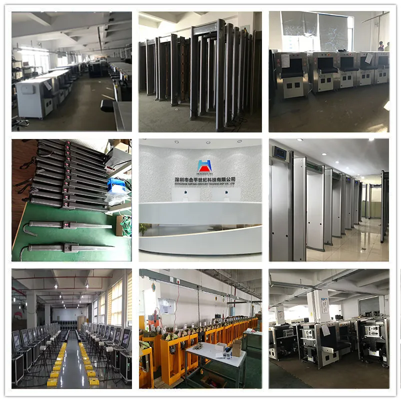 Public Security Safety Check Door Frame Metal Detector Systems 18zones Peacentury